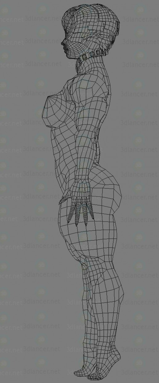 Chica demonio 3D modelo Compro - render Chica demonio 3D modelo Compro - render