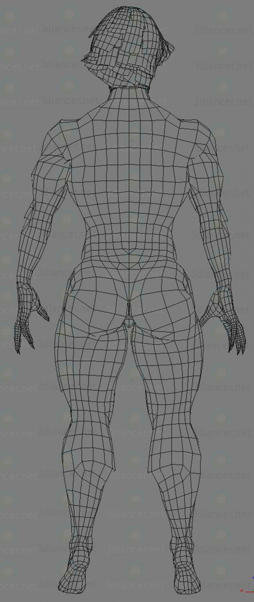 Chica demonio 3D modelo Compro - render Chica demonio 3D modelo Compro - render