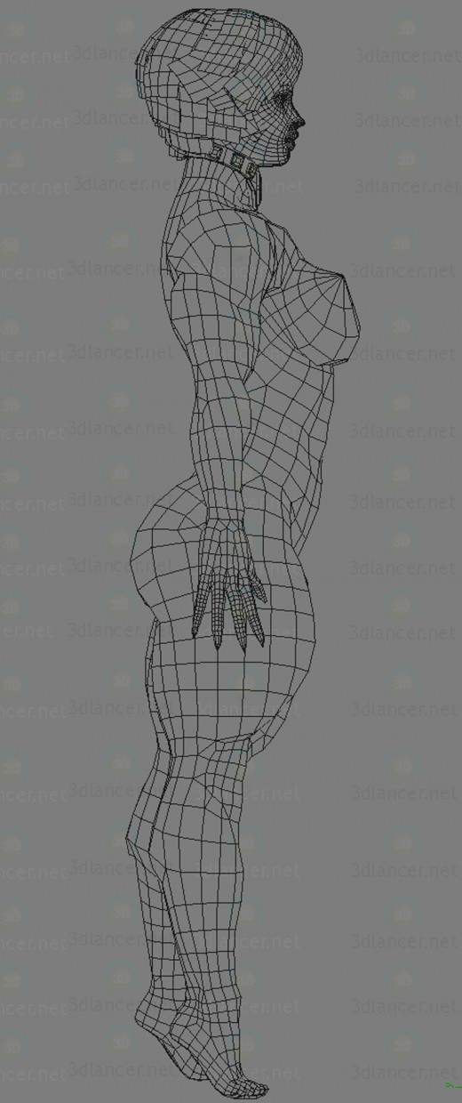 Chica demonio 3D modelo Compro - render Chica demonio 3D modelo Compro - render
