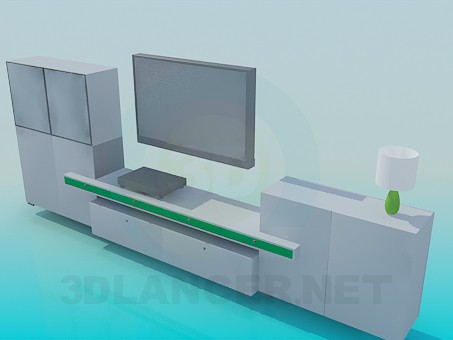 3d модель мебель в комнату – превью 3d модель мебель в комнату – превью