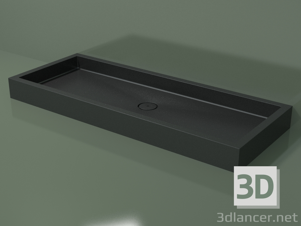 modello 3D Piatto doccia Alto (30UA0114, Deep Nocturne C38, 180x70 cm) - anteprima