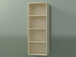 Wall tall cabinet (8DUBCC01, Bone C39, L 36, P 24, H 96 cm)