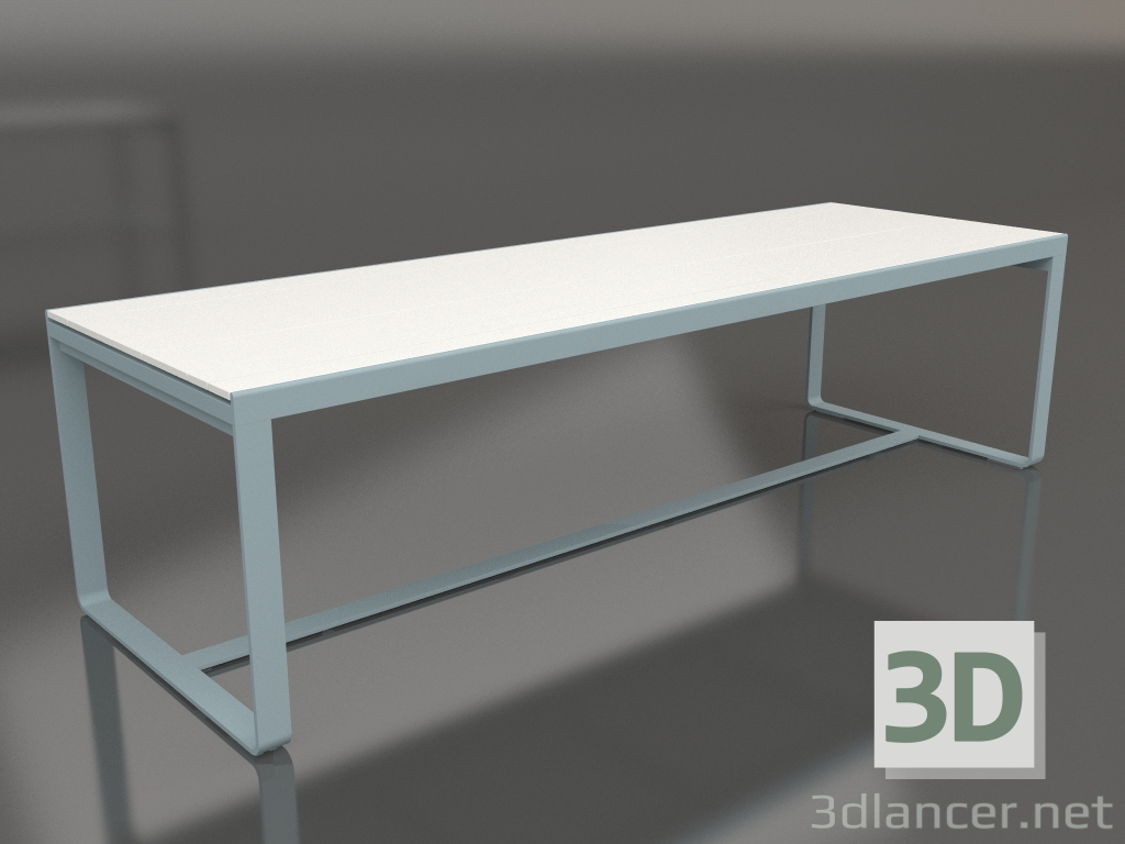 3d модель Стол обеденный 270 (White polyethylene, Blue grey) – превью