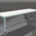 3 डी मॉडल डाइनिंग टेबल 270 (सफेद पॉलीथीन, नीला ग्रे) - पूर्वावलोकन