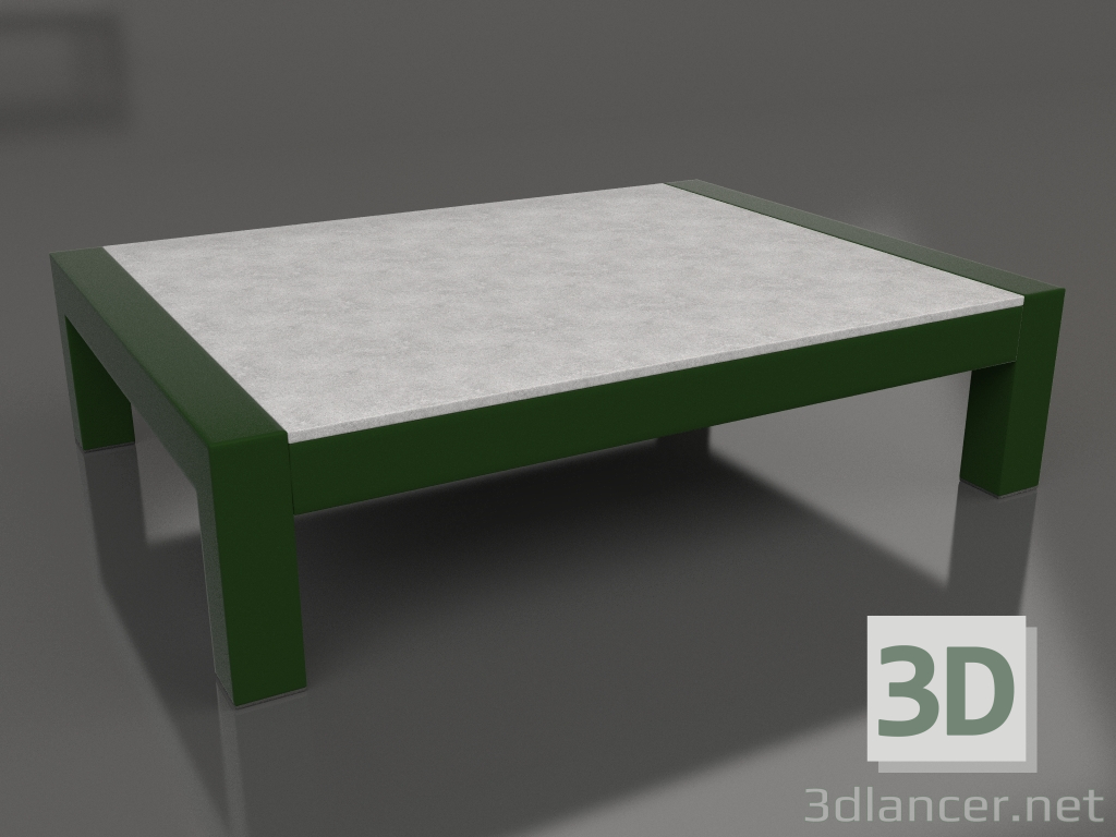 3d модель Кофейный стол (Bottle green, DEKTON Kreta) – превью