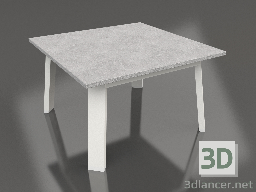 modello 3D Tavolino quadrato (grigio agata, DEKTON) - anteprima