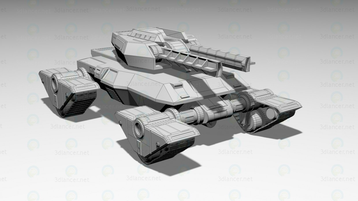 Tanque "Gladiator" 3D modelo Compro - render Tanque "Gladiator" 3D modelo Compro - render