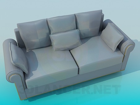 3d model Sofá - vista previa