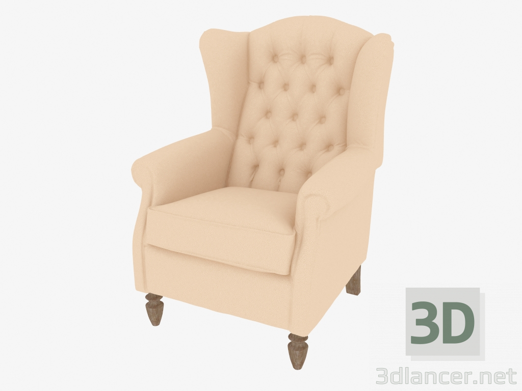 3D Modell Sessel 22 Lord Capitone - Vorschau