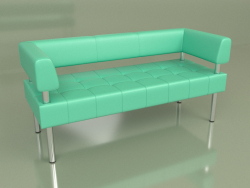 Sofa three-seater Business (Green leather)