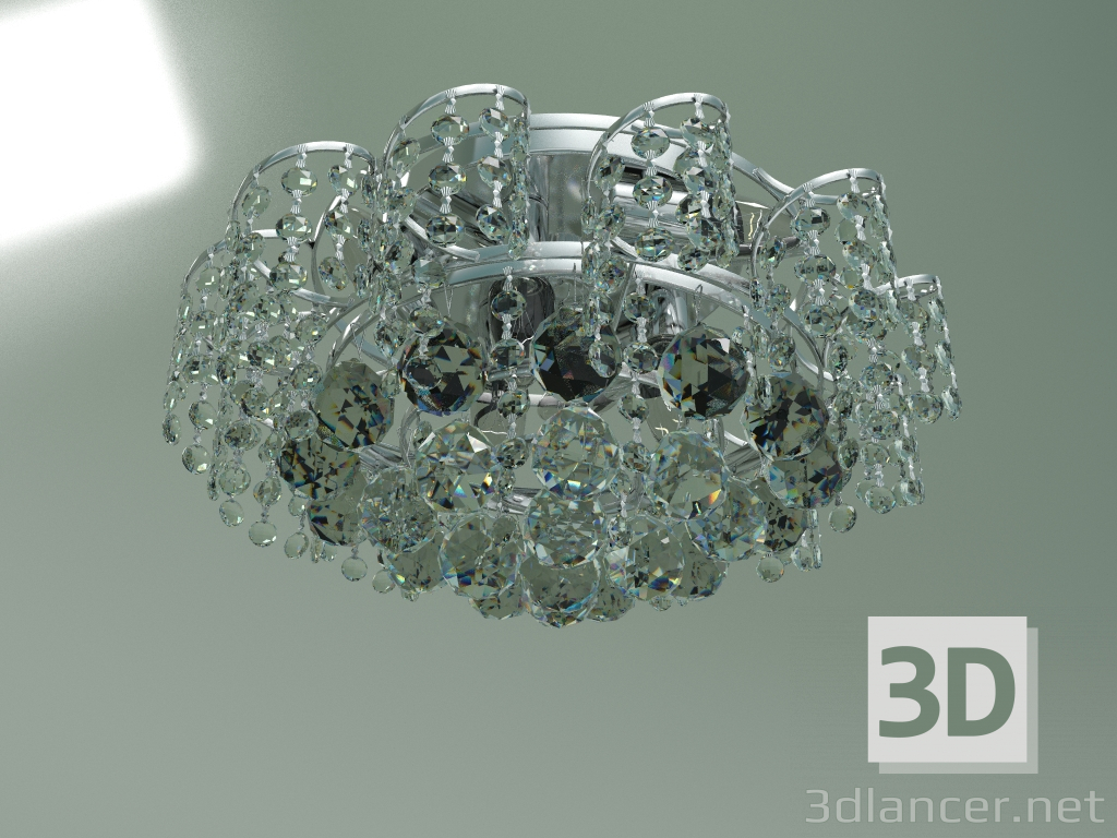 modello 3D Lampadario a soffitto 16017-6 (cromo-Strotskis) - anteprima