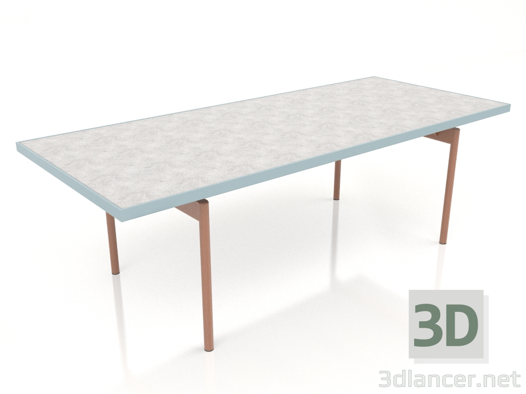 3D Modell Esstisch (Blaugrau, DEKTON Kreta) - Vorschau