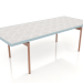 modèle 3D Table à manger (Bleu gris, DEKTON Kreta) - preview