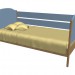 3D modeli Çit 63KV06 ile yatak - önizleme