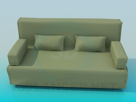 3d model Sofá - vista previa