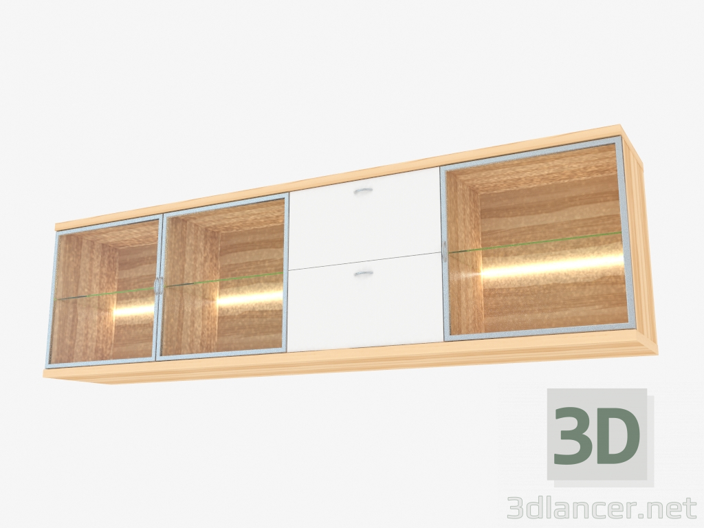 3d model Buffet four-section hanging (150-36-3) - preview