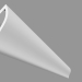 modèle 3D Corniche pour éclairage dissimulé C371 - Abat-jour (200 x 18,5 x 5,8 cm) - preview