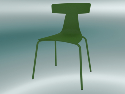 Stackable chair REMO plastic chair (1417-20, plastic fern green, fern green)