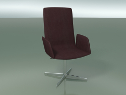 कार्यालय की कुर्सी 4903BR (4 पैर, मुलायम आर्मरेस्ट के साथ)