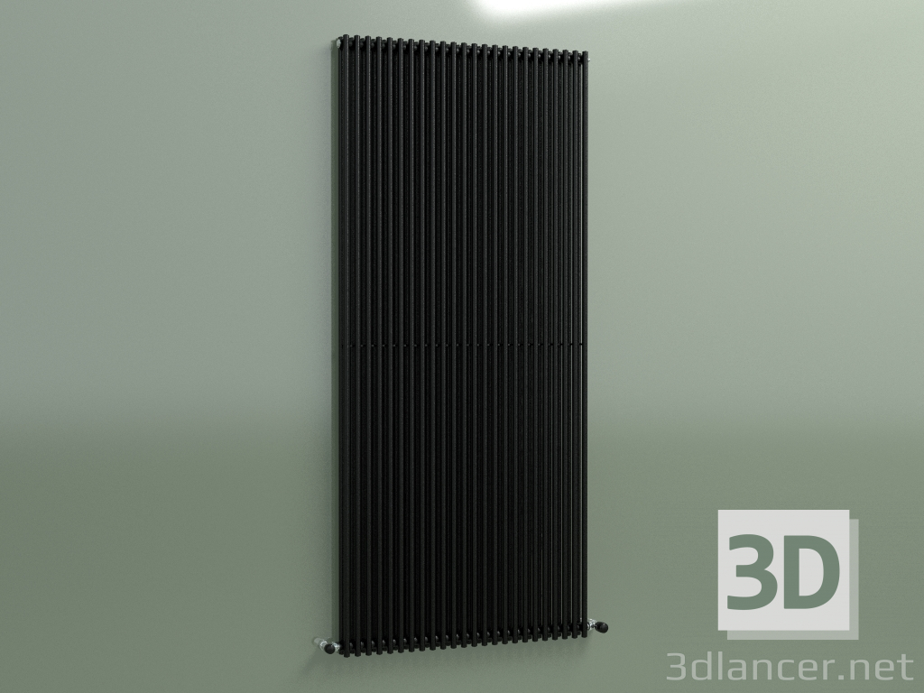 modello 3D Radiatore verticale ARPA 2 (1820 24EL, nero) - anteprima