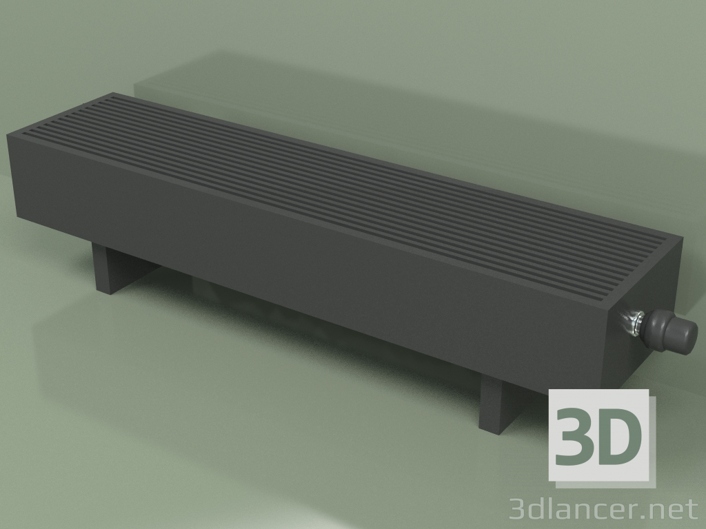 modello 3D Convettore - Aura Basic (140x1000x236, RAL 9005) - anteprima