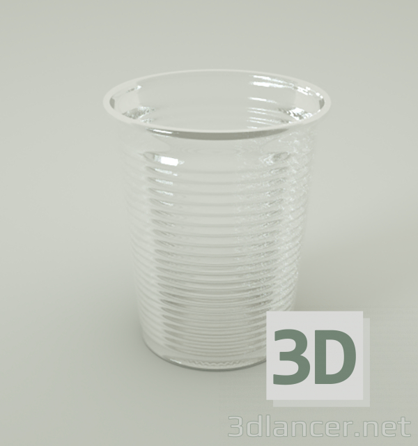 Plastikbecher 3D-Modell kaufen - Rendern