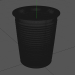 Vaso de plástico 3D modelo Compro - render