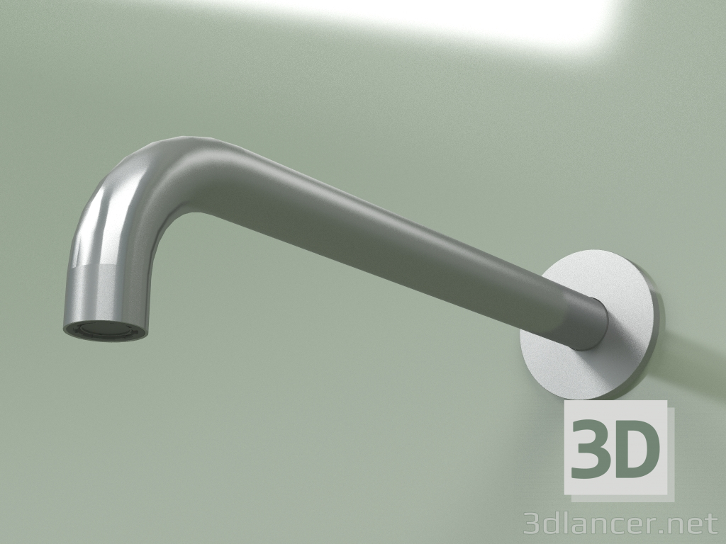 3d model Wall spout 90 ° Lmax 250mm (BC003, AS) - preview