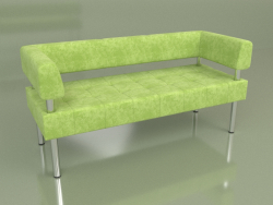 Sofa 3-Sitzer Business (Grüner Samt)