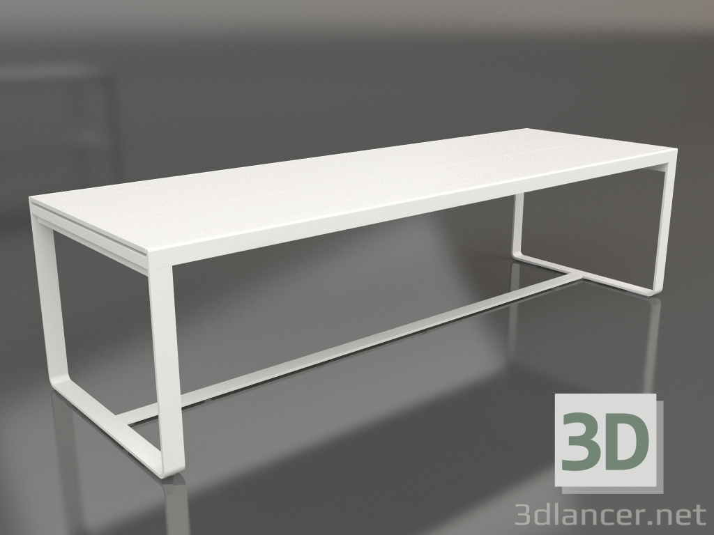 3D Modell Esstisch 270 (Weißes Polyethylen, Achatgrau) - Vorschau