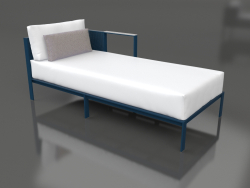 Sofa module, section 2 right (Grey blue)