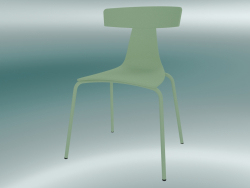 Стул стекируемый REMO plastic chair (1417-20, plastic pastel green, pastel green)