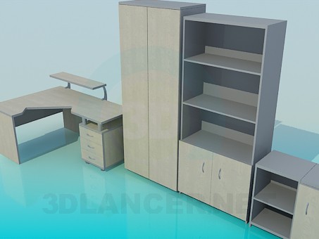 3d model Furniture for your office - preview 3d model Furniture for your office - preview