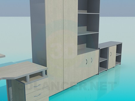 3d model Furniture for your office - preview 3d model Furniture for your office - preview