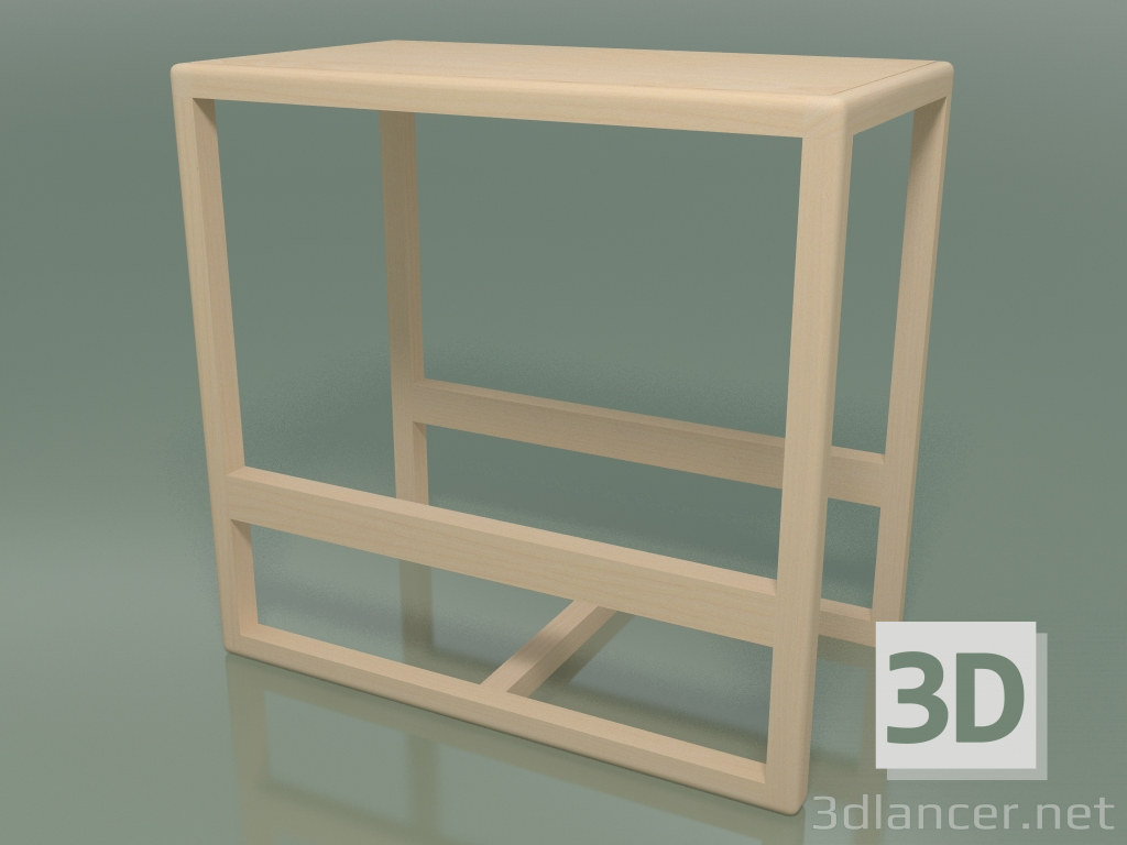 3D modeli Dikdörtgen konferans masası Kazablanka 681 (421-681) - önizleme
