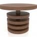 modèle 3D Table basse JT 04 (D=700x500, bois brun clair) - preview
