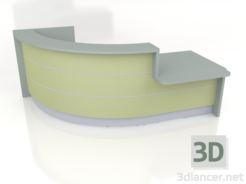 modèle 3D Bureau de réception Valde LAV87L (2638x1835) - preview