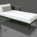 Modelo 3d Módulo de sofá, seção 2 direita (verde garrafa) - preview