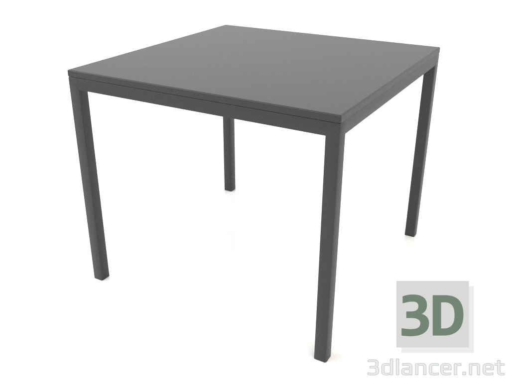 3d model Square dining table (90x90x75) - preview