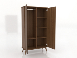 Armario 4 1000x450x1800 mm (abierto, nogal claro)