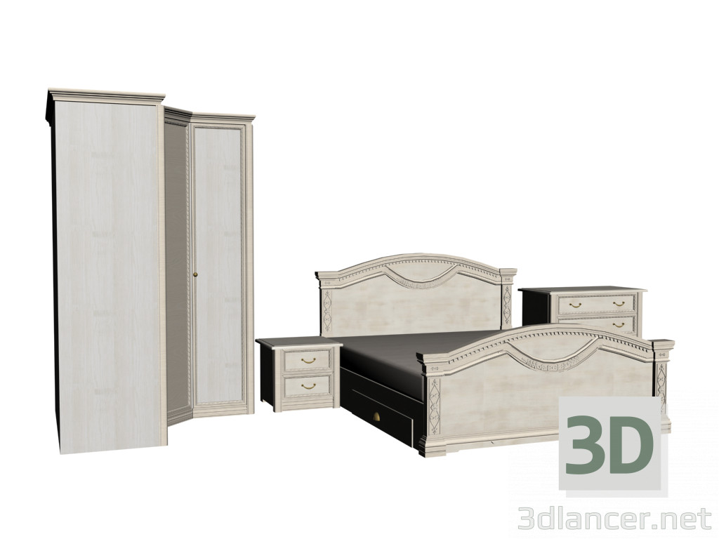 3D modeli Çocuk odası mobilyaları - önizleme