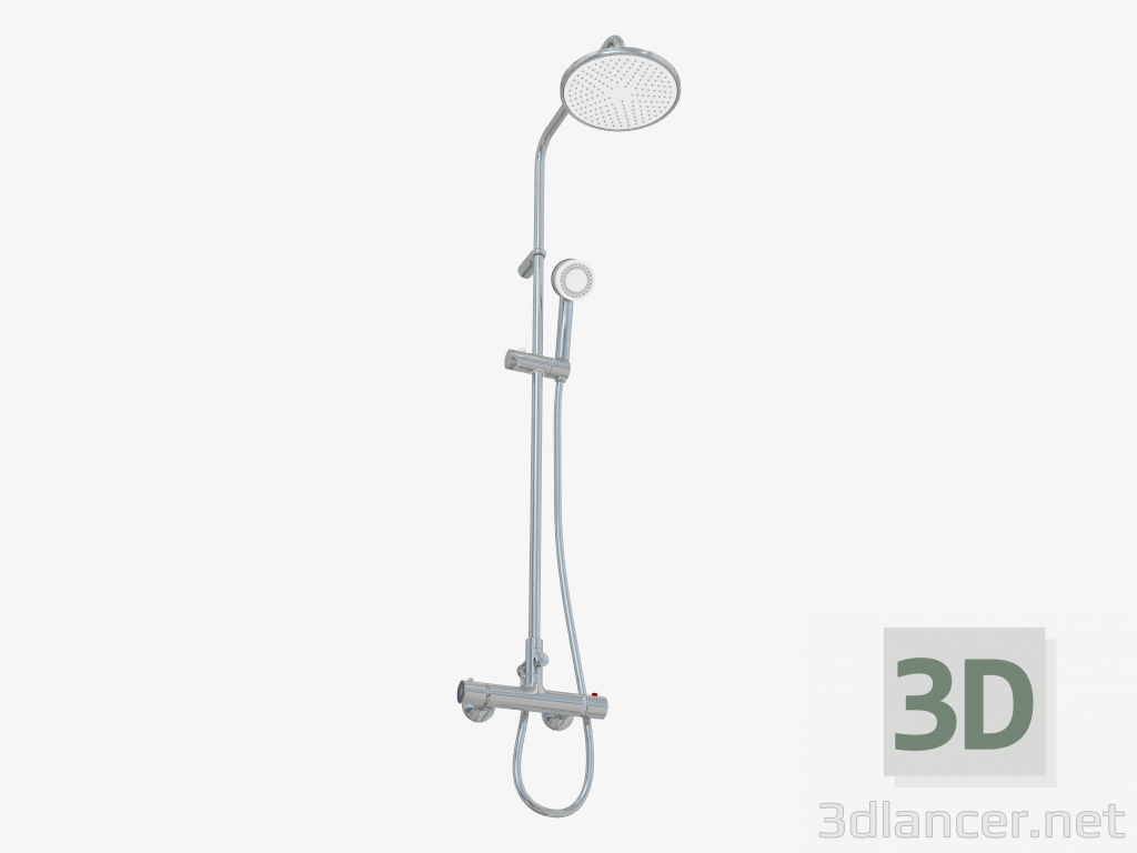 3d model Shower set Curry (NAC-01CT 49535) - preview
