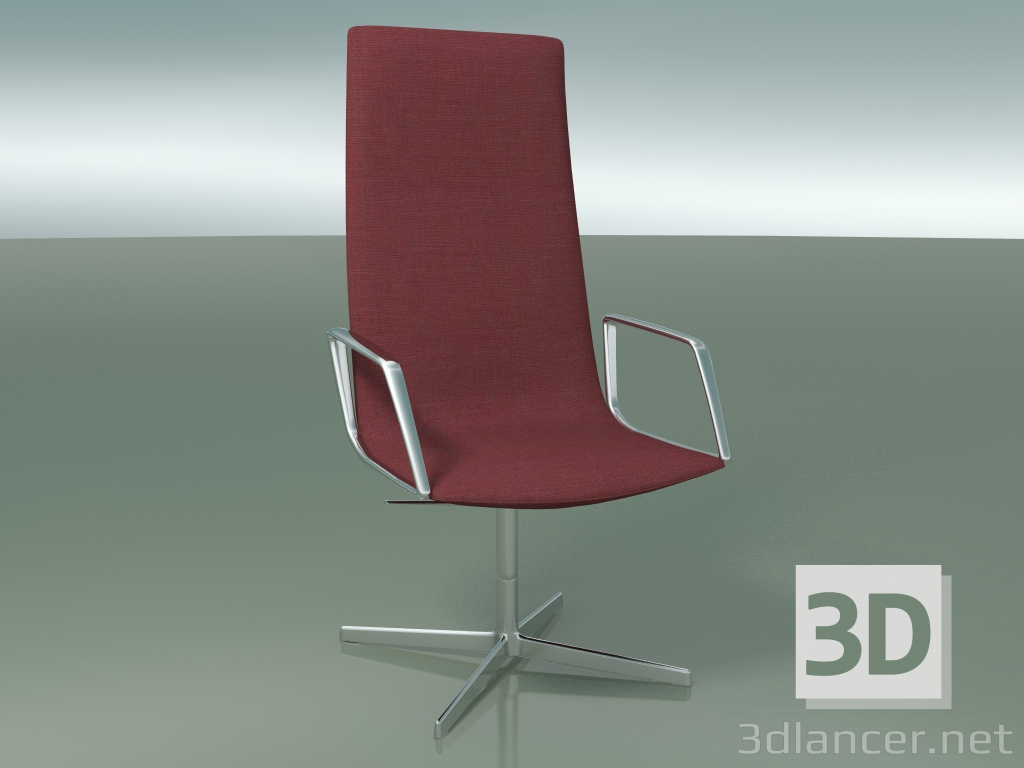 3 डी मॉडल प्रबंधक की कुर्सी 4906BI (4 पैर, आर्मरेस्ट के साथ) - पूर्वावलोकन