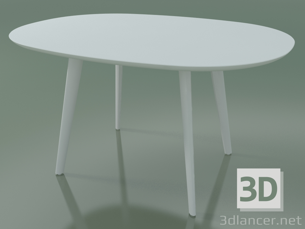 3d model Oval table 3506 (H 74 - 135x100 cm, M02, L07, option 2) - preview