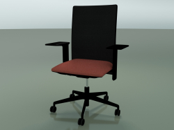 Yüksek arkalıklı sandalye 6502 (5 tekerlekli, fileli, 3D ayarlanabilir kolçak XL, V39)
