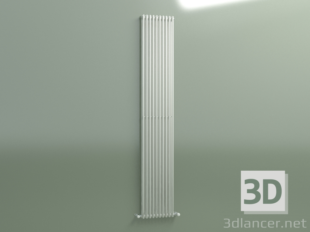3d model Radiador vertical ARPA 2 (2020 10EL, blanco estándar) - vista previa