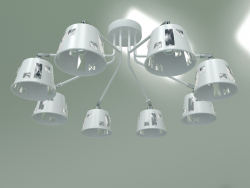 Ceiling chandelier Benna 70105-8 (white)