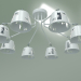3d model Ceiling chandelier Benna 70105-8 (white) - preview