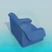 3D modeli Büyük ve konforlu koltuk - önizleme