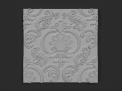 Gypsum 3D panel Relief pattern